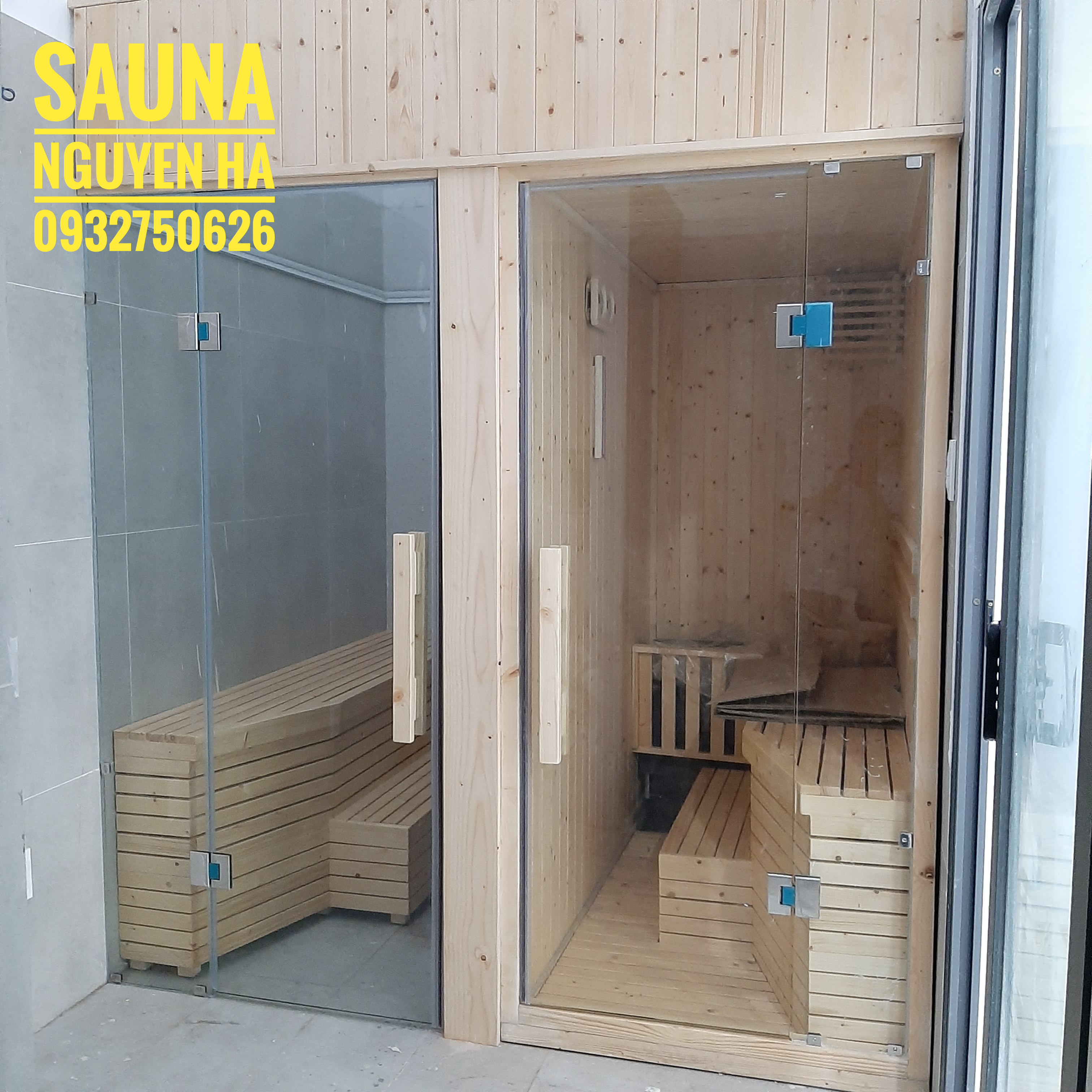 SAUNA NGUYEN HA/SAUNA NH_Cặp Đôi Sauna and Steam 1000x2000